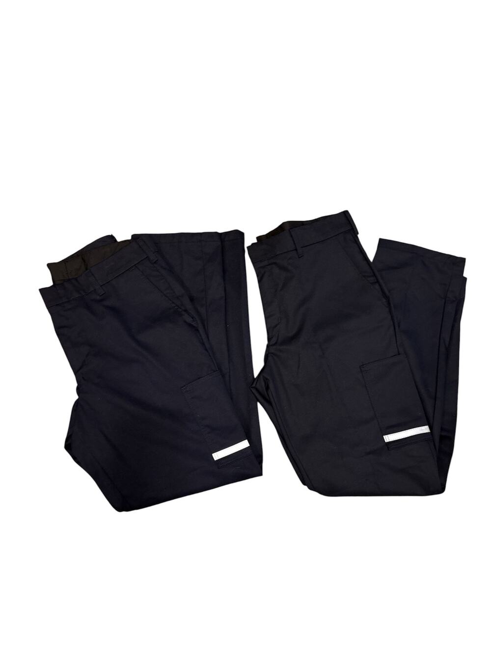 FedEx by Stan Herman men’s size 36R-34 lot of 2 navy reflective cargo work pants